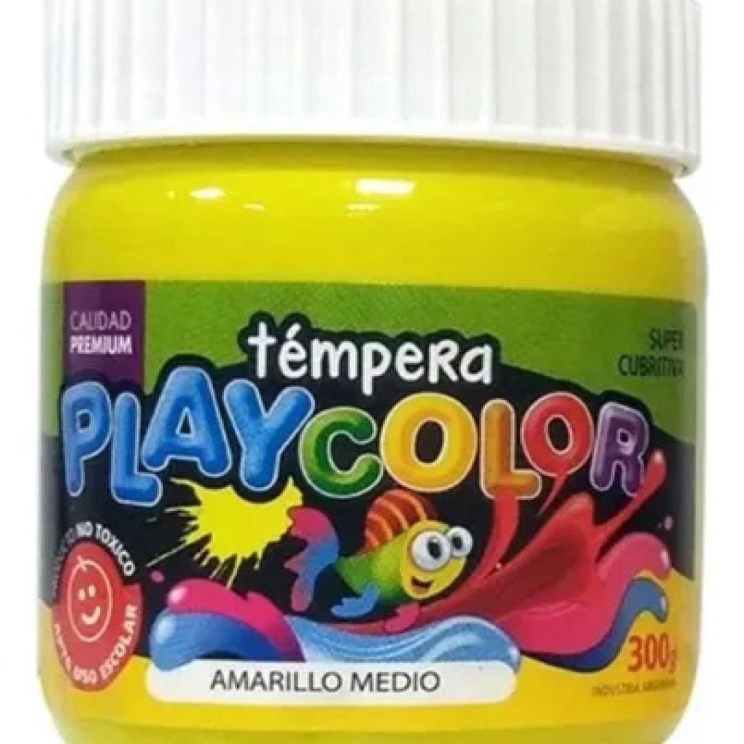 tempera-playcolor-pote-x250grsamarillo-7795