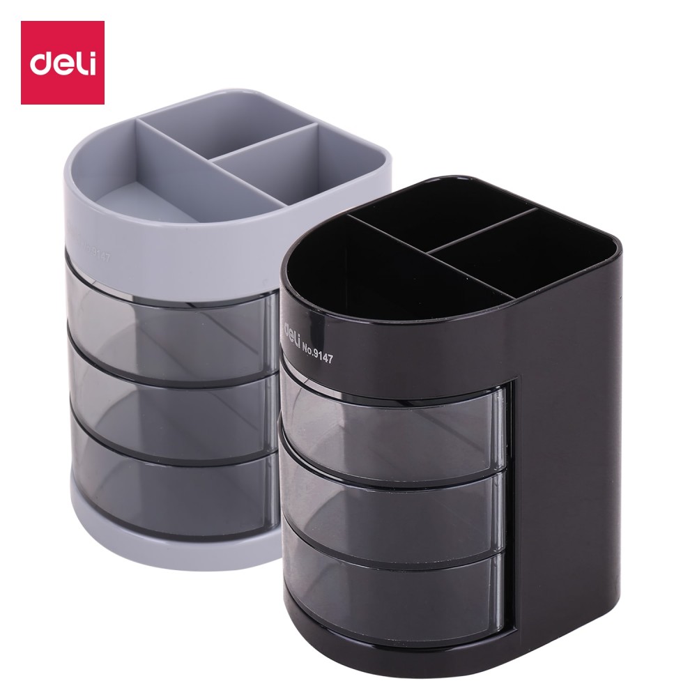 organizador-de-escritorio-multifuncion-deli-negro--gris-57150