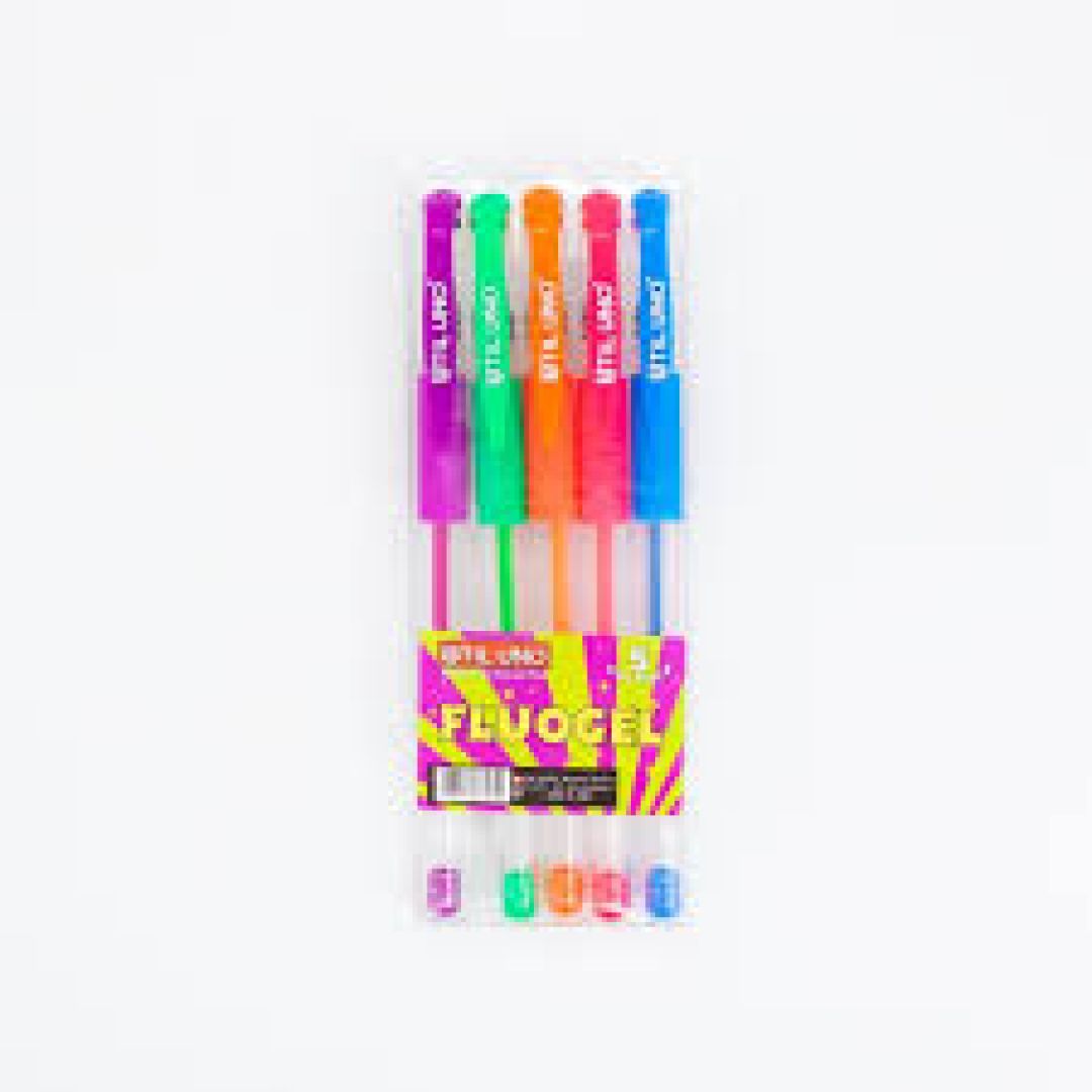 boligrafo-util-uno-roller-gel-fluo-x-5-55506