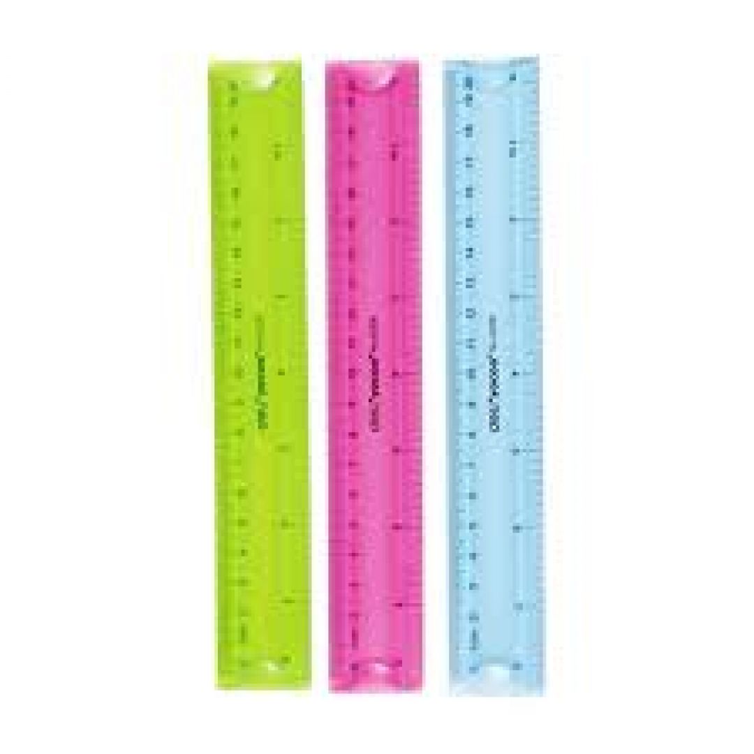 regla-deli-x-30cm-fluo-22240