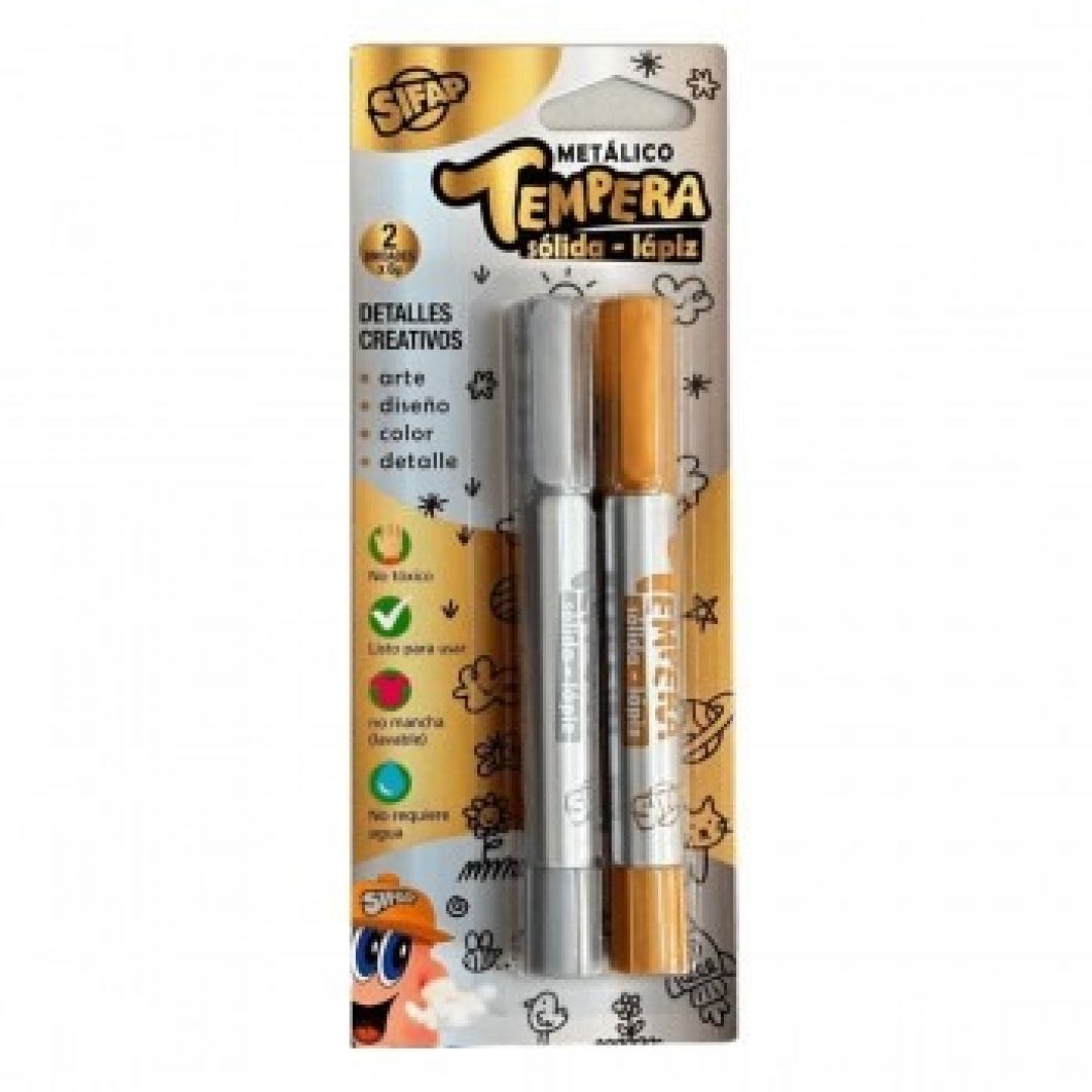 tempera-sifap-solida-en-lapiz-x-2-metal-dorado-y-plateado-oferta-hasta-agotar-stock-39274
